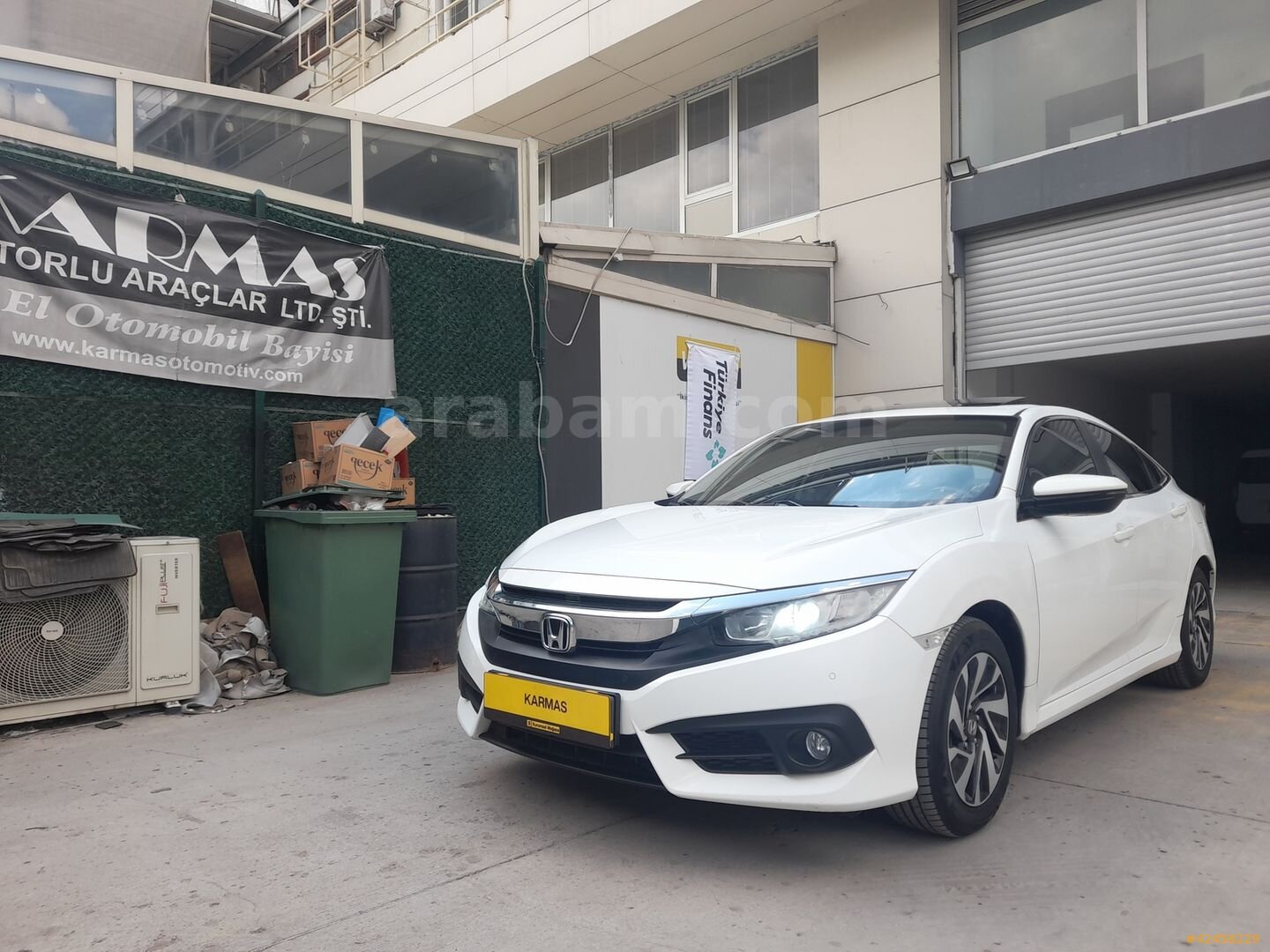 Galeriden Honda Civic 1.6i VTEC Eco Elegance 2019 Model Ankara 150.000 km Beyaz 4