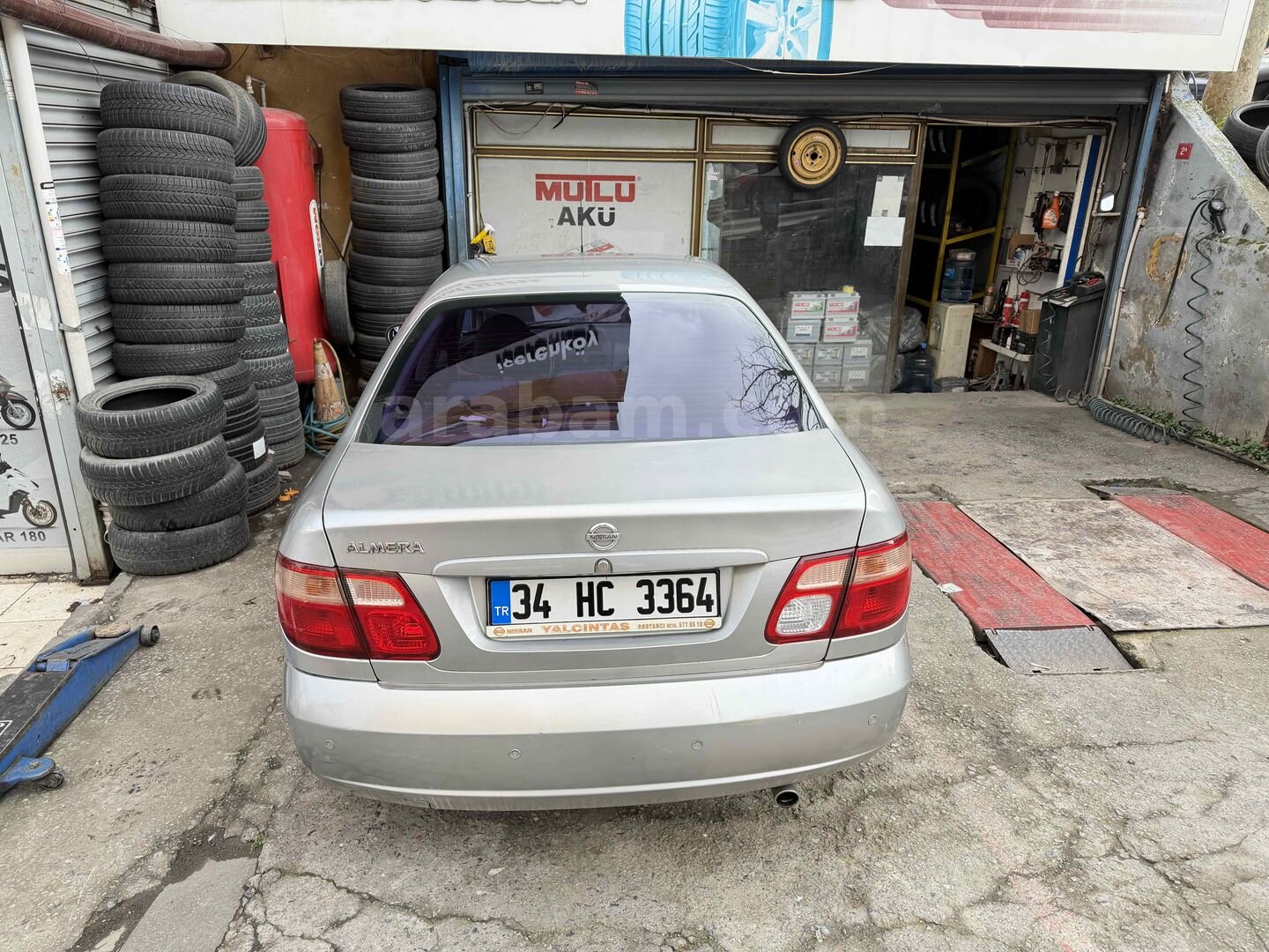 Sahibinden Nissan Almera 1.5 Tekna 2005 Model İstanbul 126.000 km Gri 4