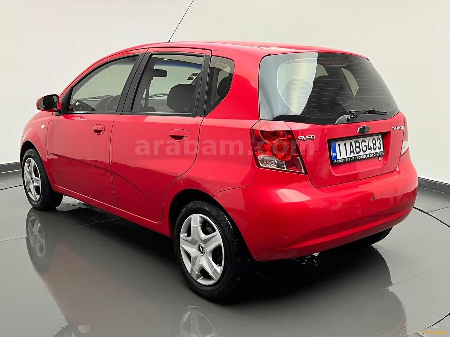 Galeriden Chevrolet Aveo 1.4 SE 2007 Model Eskişehir 187.000 km Kırmızı 5