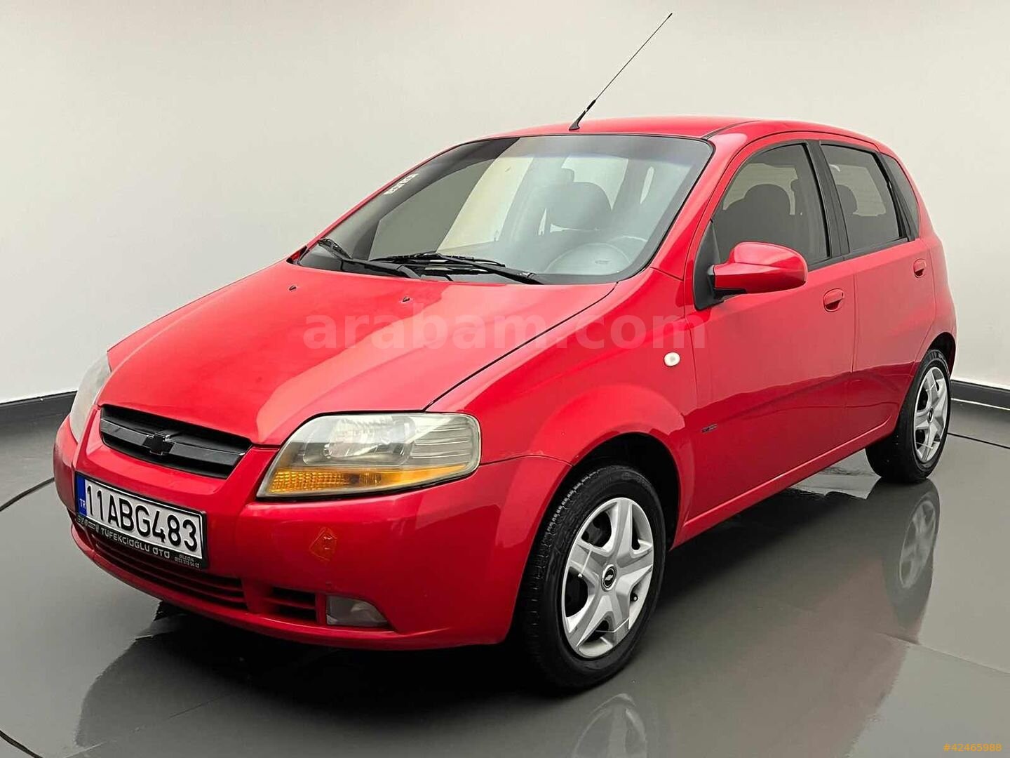 Galeriden Chevrolet Aveo 1.4 SE 2007 Model Eskişehir 187.000 km Kırmızı 2
