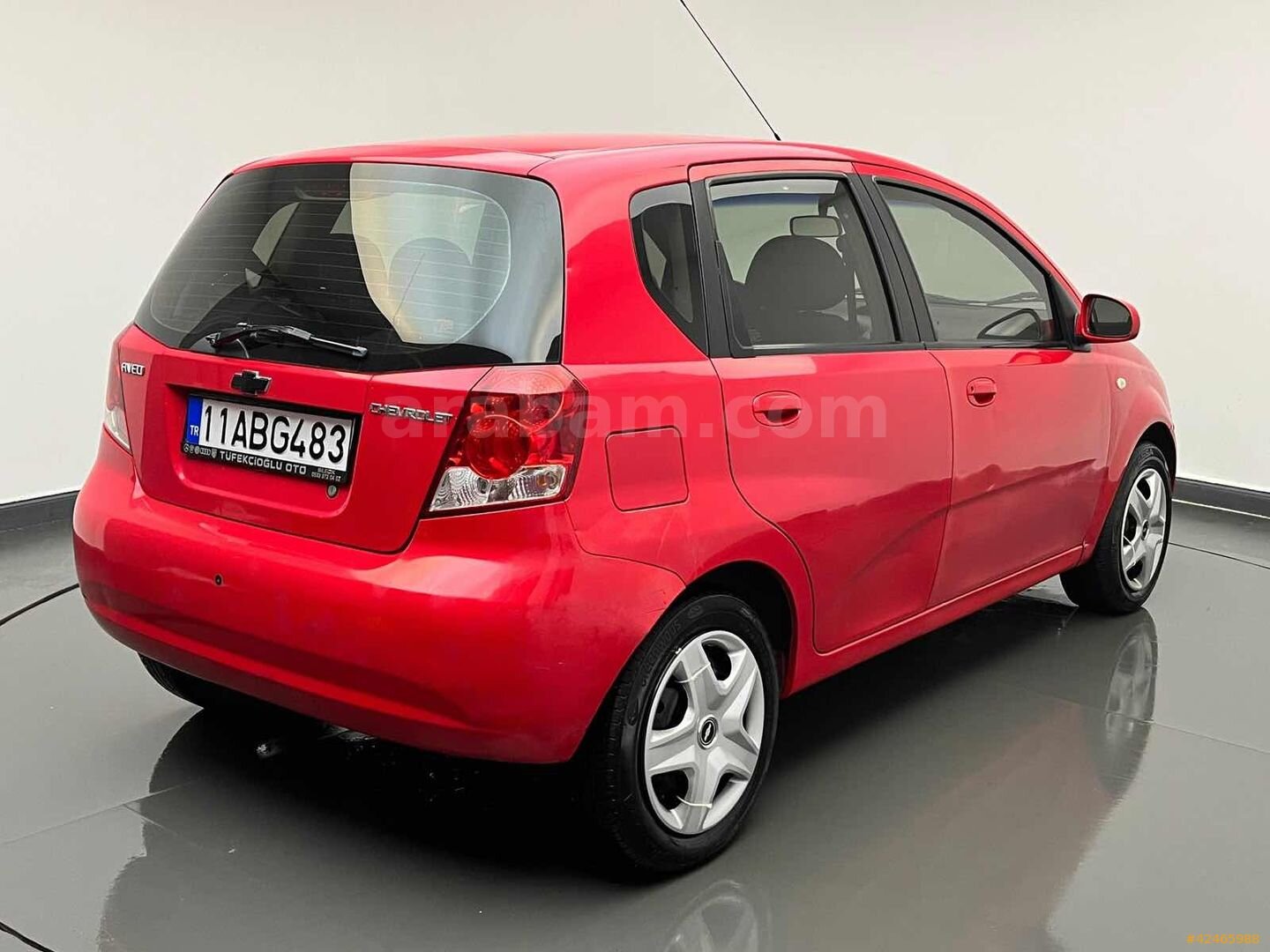 Galeriden Chevrolet Aveo 1.4 SE 2007 Model Eskişehir 187.000 km Kırmızı 4