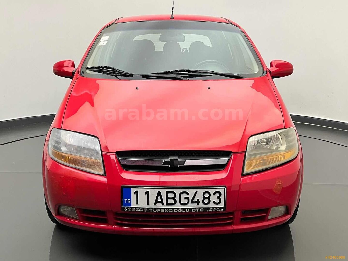 Galeriden Chevrolet Aveo 1.4 SE 2007 Model Eskişehir 187.000 km Kırmızı 1