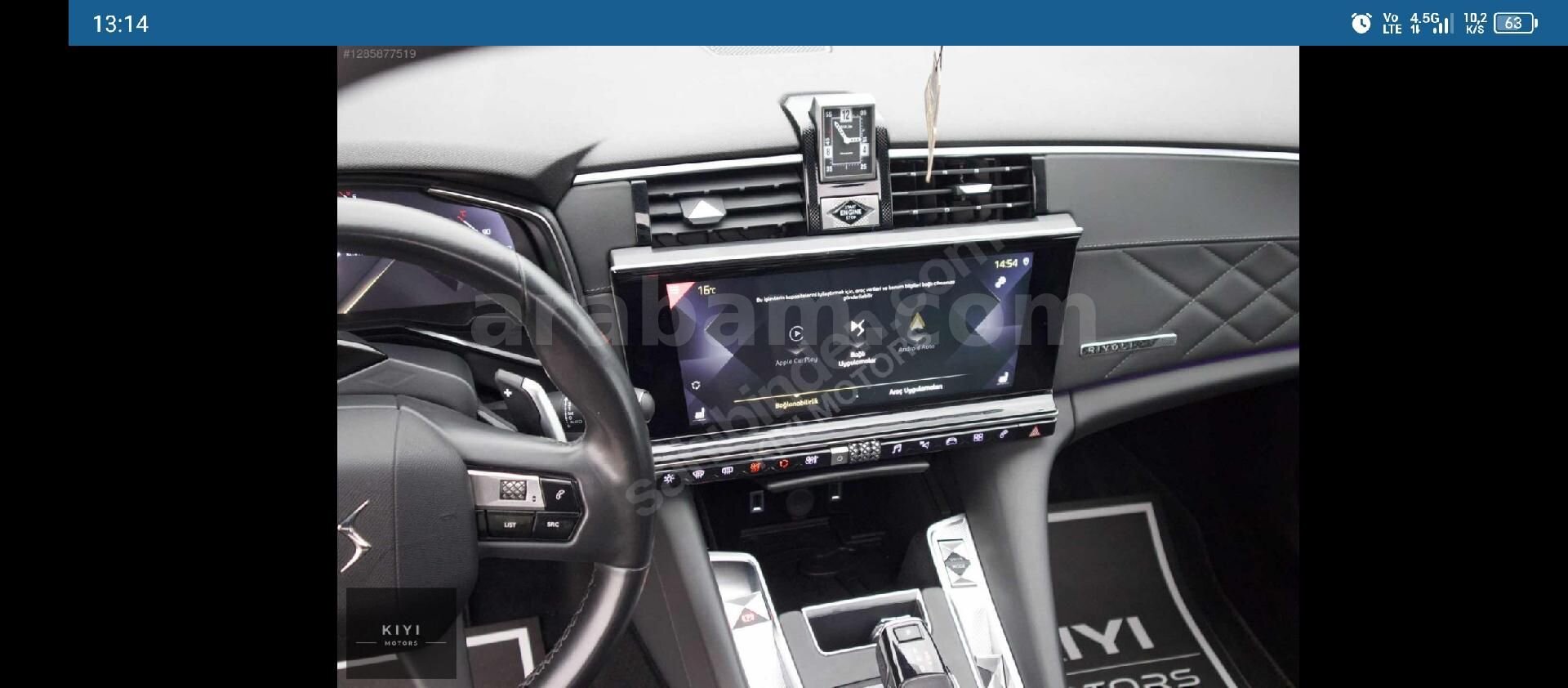Sahibinden DS Automobiles DS9 1.6 Puretech Rivoli 2022 Model Ankara 97.000 km Gri (Gümüş) 7