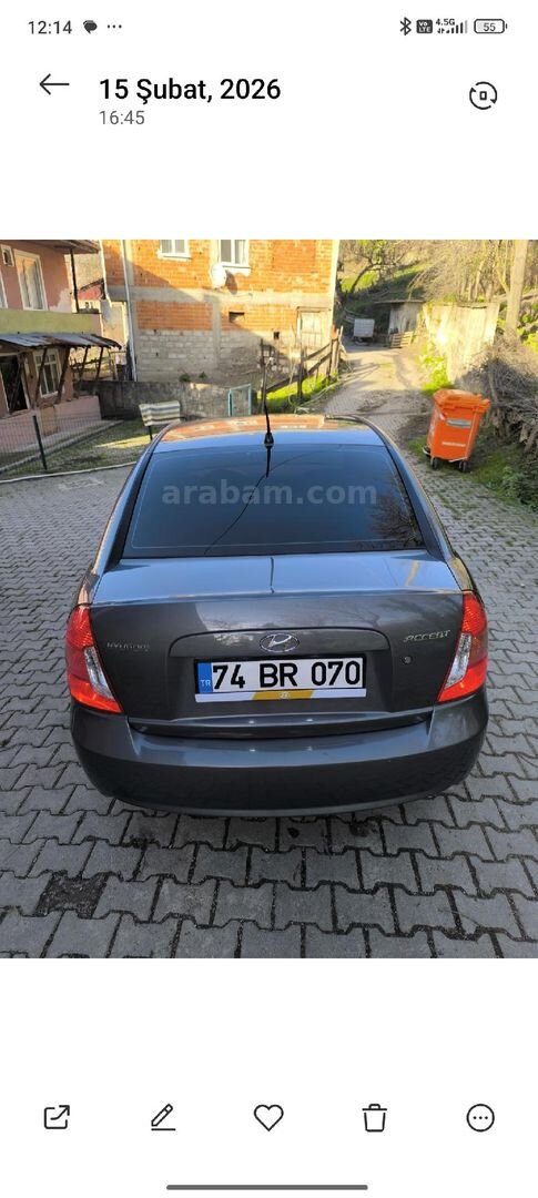 Sahibinden Hyundai Accent Era 1.4 Select 2006 Model Bartın 211.000 km Gri (titanyum) 4