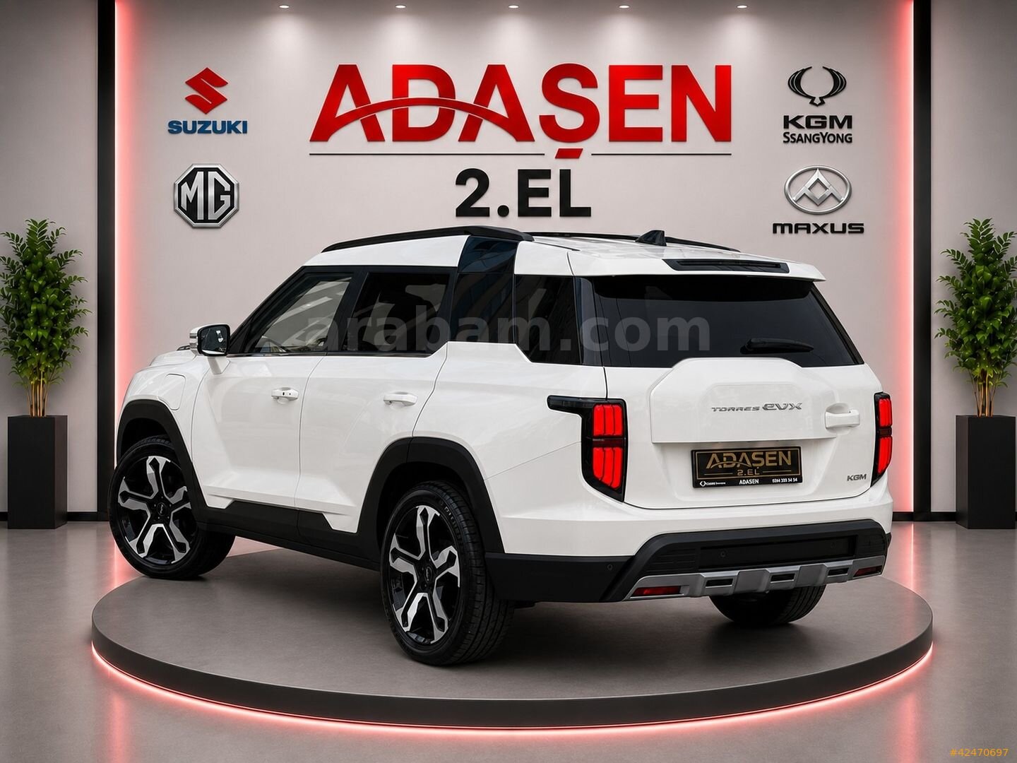 Galeriden KGM SsangYong Torres EVX 4x2 2025 Model Sakarya 6.800 km Beyaz 5