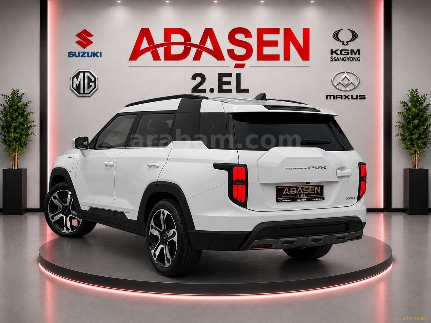 Galeriden KGM SsangYong Torres EVX 4x2 2025 Model Sakarya 6.800 km Beyaz 7