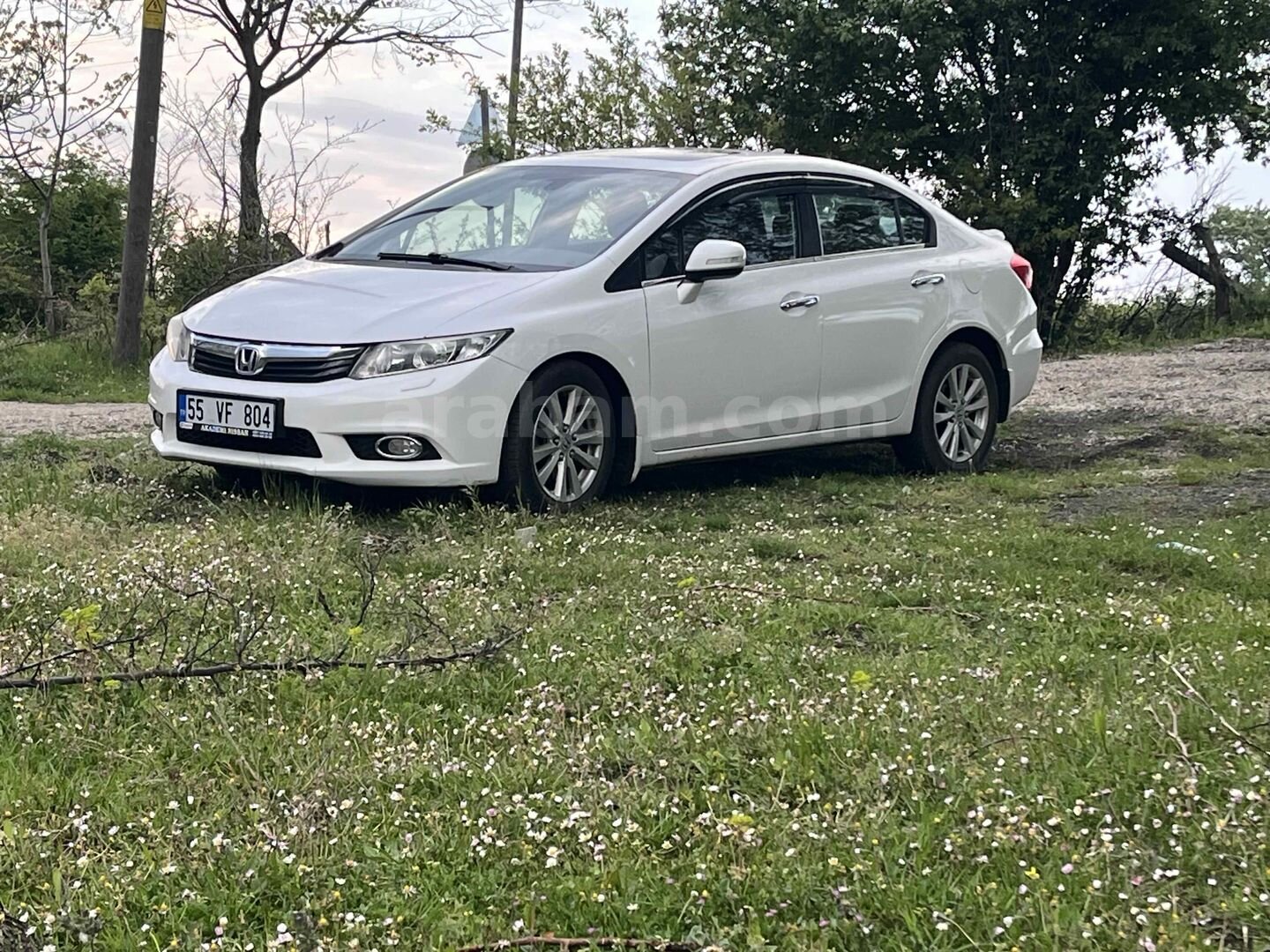 Sahibinden Honda Civic 1.6 Elegance 2013 Model Samsun 109.000 km Beyaz 1