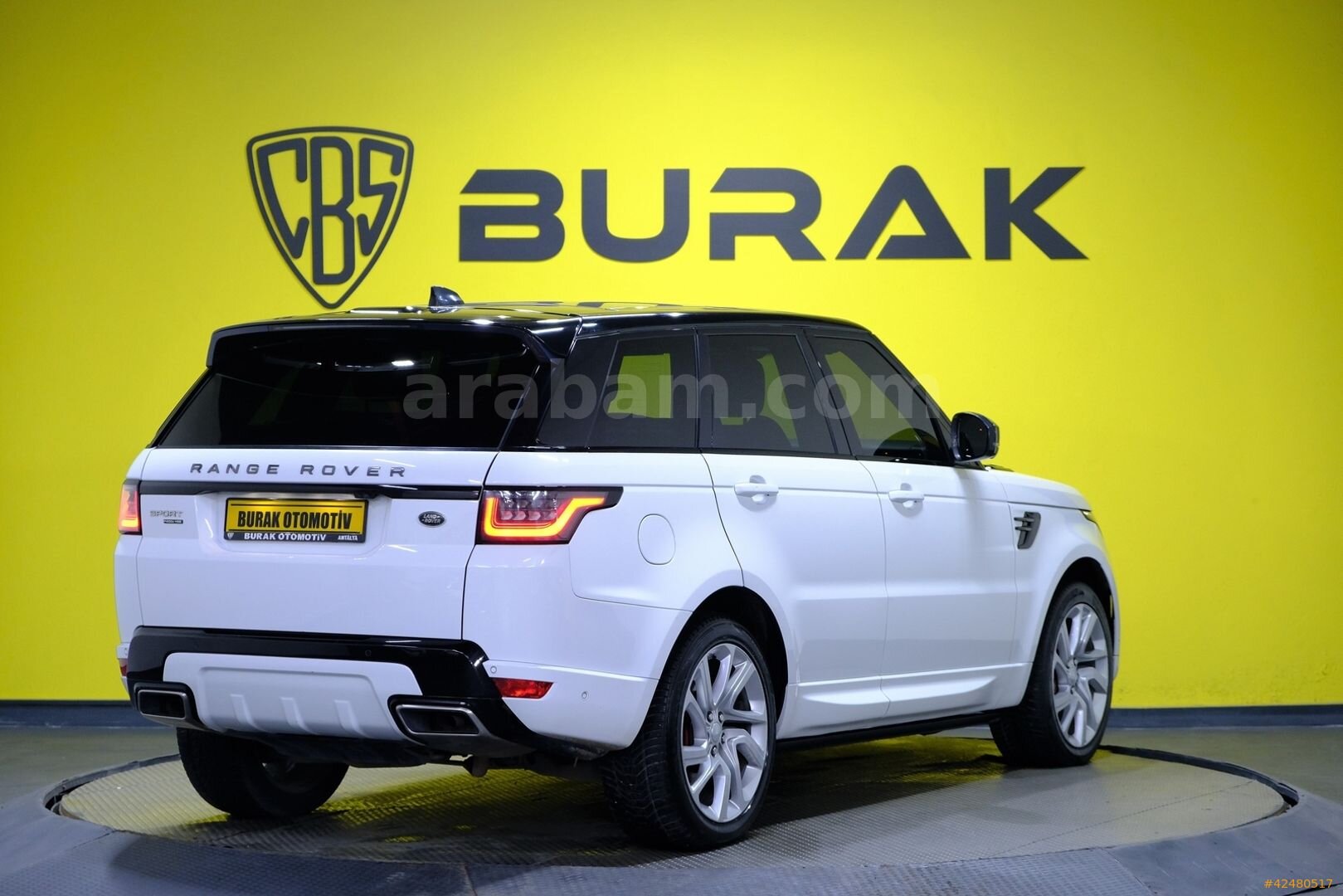 Galeriden Land Rover Range Sport 2.0 PHEV Hybrid HSE Dynamic 2019 Model Antalya 168.000 km Beyaz 5