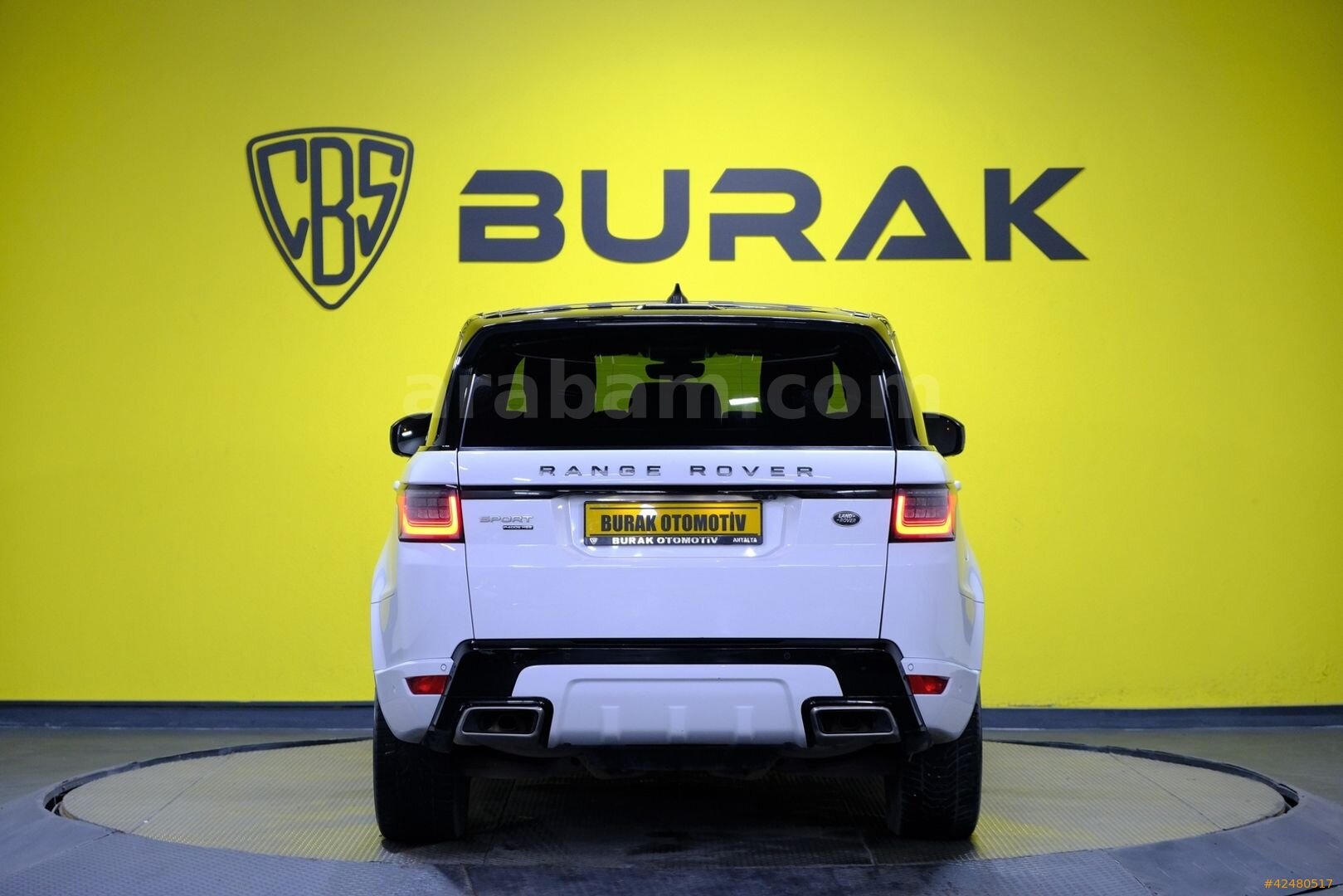 Galeriden Land Rover Range Sport 2.0 PHEV Hybrid HSE Dynamic 2019 Model Antalya 168.000 km Beyaz 4