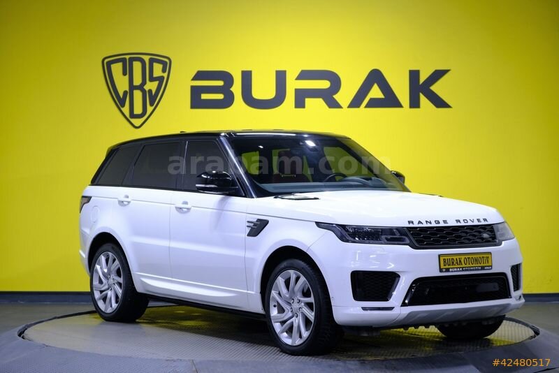 Galeriden Land Rover Range Sport 2.0 PHEV Hybrid HSE Dynamic 2019 Model Antalya 168.000 km Beyaz