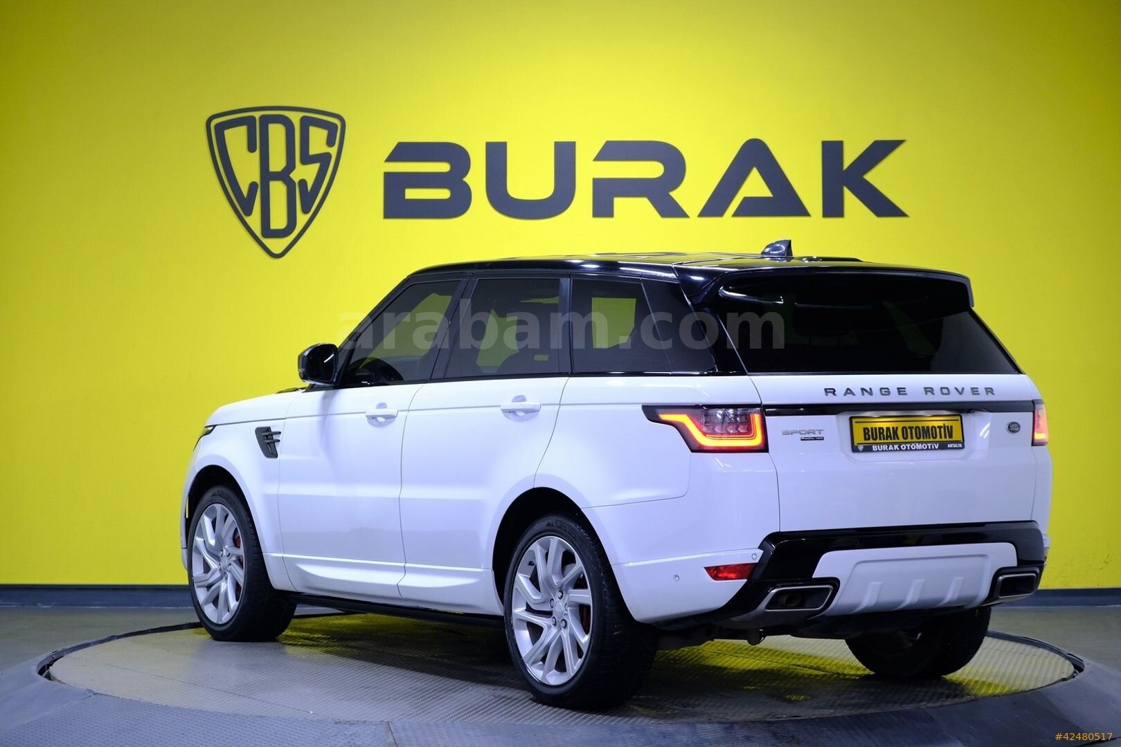 Galeriden Land Rover Range Sport 2.0 PHEV Hybrid HSE Dynamic 2019 Model Antalya 168.000 km Beyaz 6