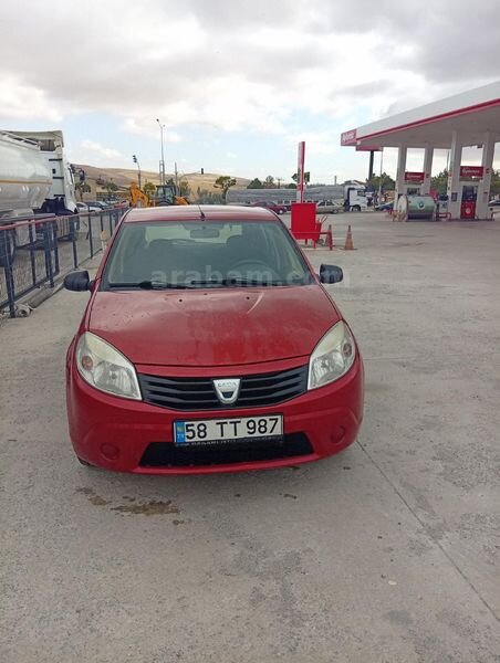 Sahibinden Dacia Sandero 1.4 Ambiance 2010 Model Yozgat 248.000 km Kırmızı