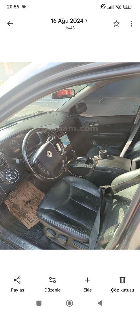 Sahibinden KGM SsangYong Kyron 2.0 XDI 4x4 2008 Model Şanlıurfa 398.000 km Gri 7
