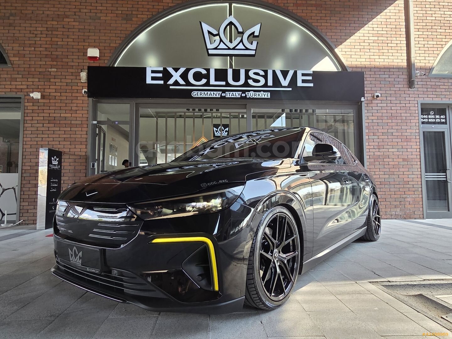 Galeriden TOGG T10F V2 Uzun Menzil 2025 Model Aksaray 13.000 km Siyah 2