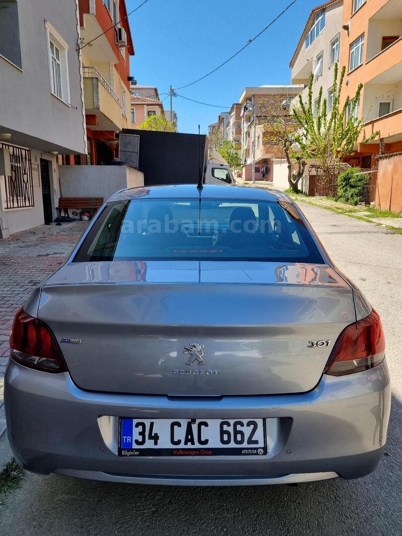 Sahibinden Peugeot 301 1.2 PureTech Active 2019 Model İstanbul 81.300 km Gri (metalik) 5