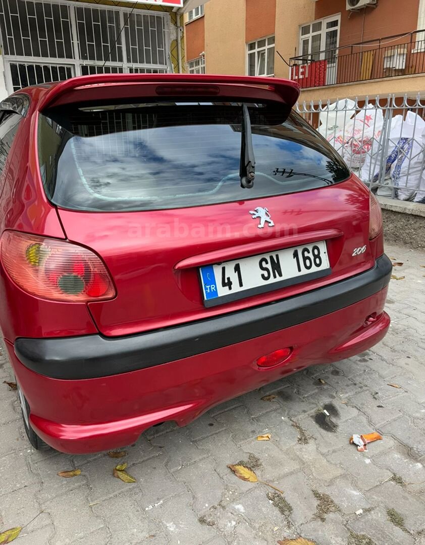 Sahibinden Peugeot 206 1.4 XT 2004 Model Ankara 310.000 km Kırmızı 2