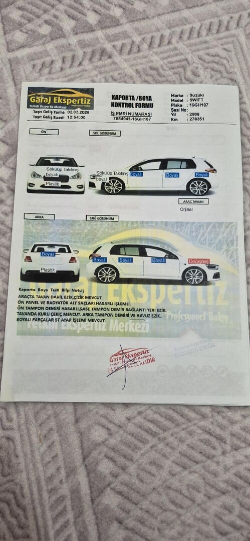 Sahibinden Suzuki Swift 1.3 MT 2008 Model Batman 288.000 km Siyah 2