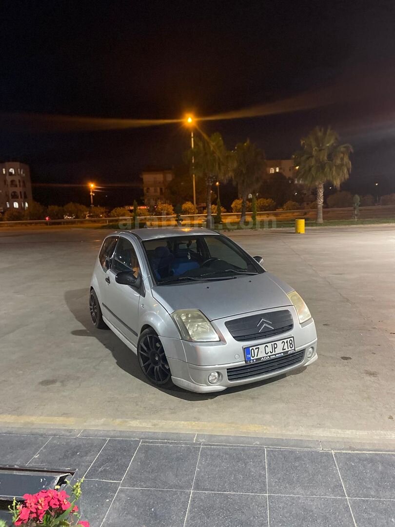 Sahibinden Citroen C2 1.4 HDi X Pack 2008 Model Antalya 253.600 km Gri (Gümüş) 5
