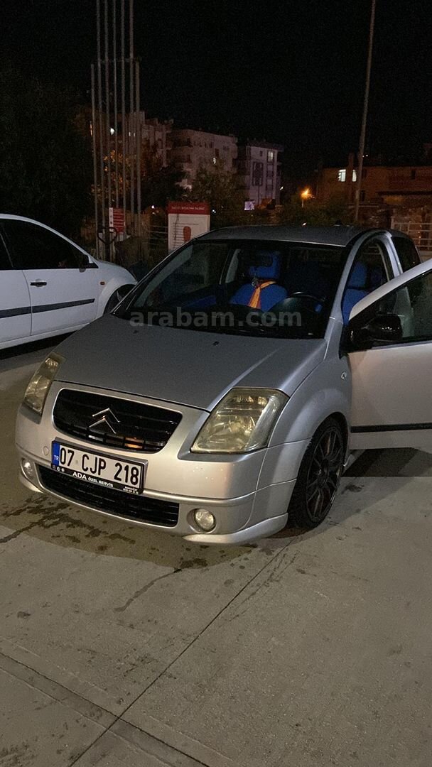 Sahibinden Citroen C2 1.4 HDi X Pack 2008 Model Antalya 253.600 km Gri (Gümüş) 4