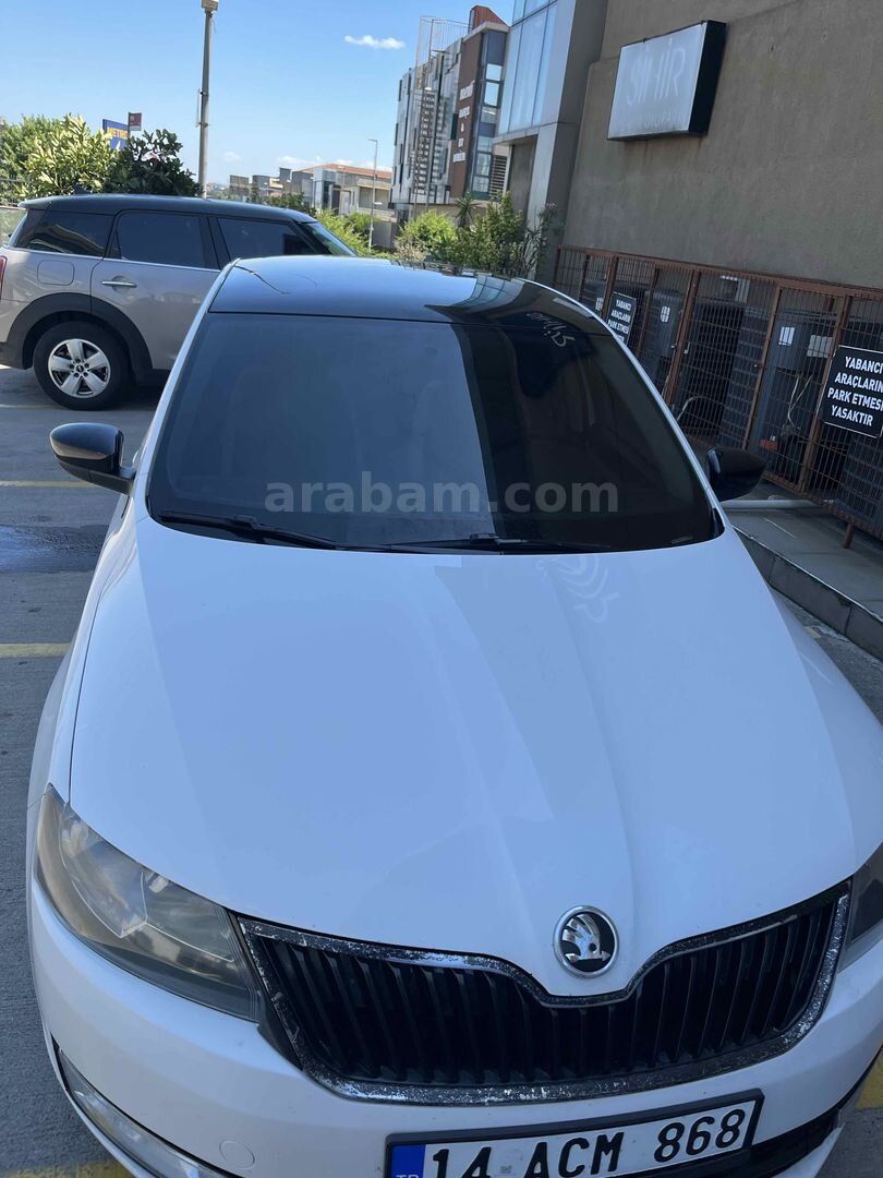 Sahibinden Skoda Rapid 1.6 CR TDI Elegance 2014 Model İstanbul 180.000 km Beyaz 6