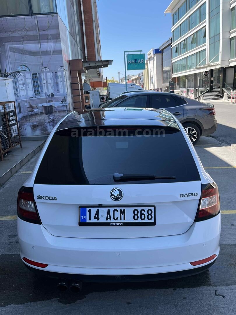 Sahibinden Skoda Rapid 1.6 CR TDI Elegance 2014 Model İstanbul 180.000 km Beyaz 1