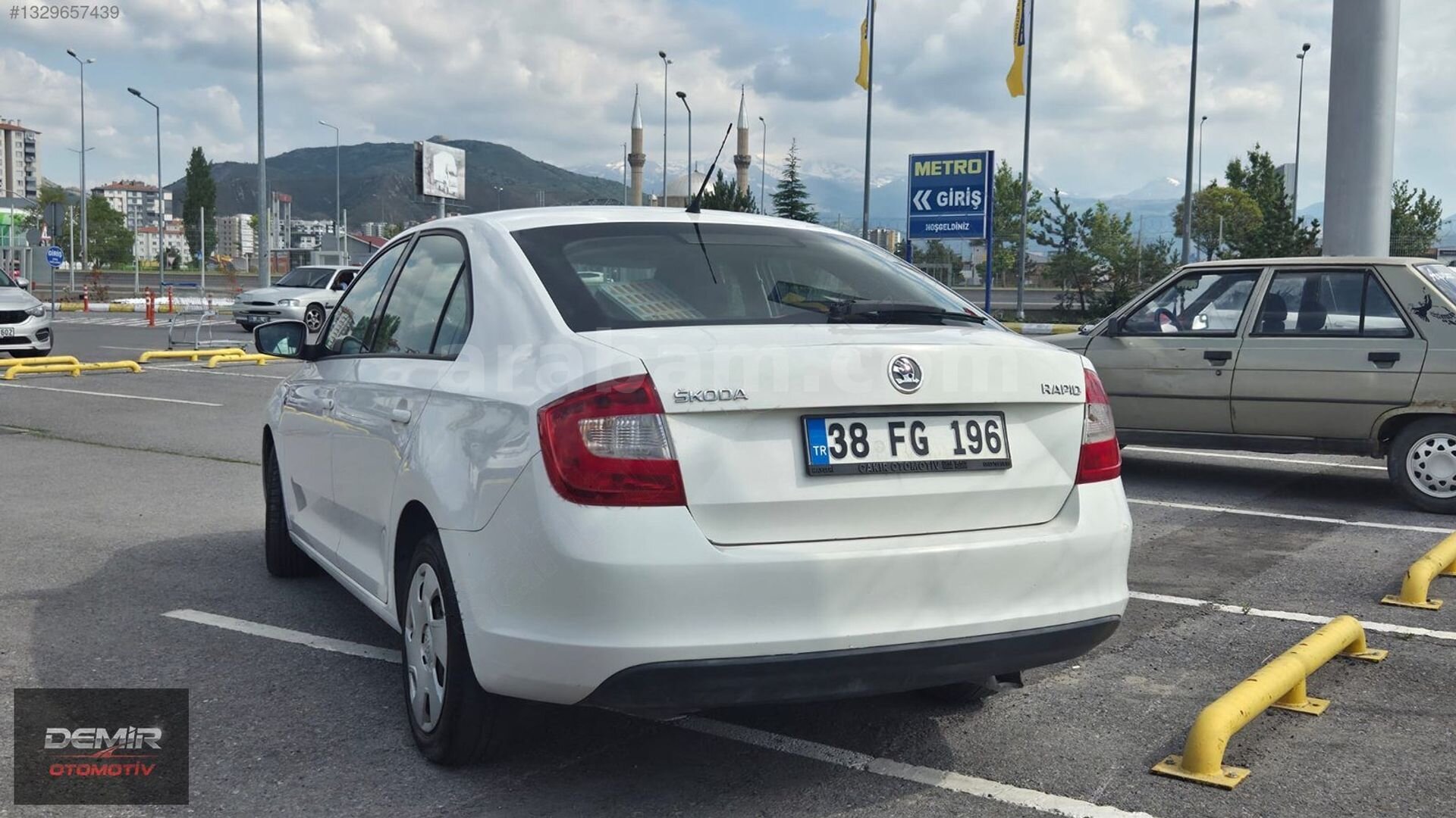 Galeriden Skoda Rapid 1.6 CR TDI Ambition 2014 Model Kayseri 215.000 km Beyaz 4