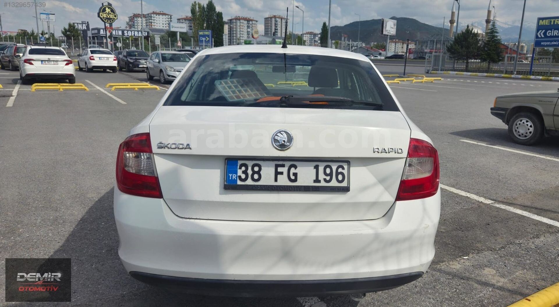 Galeriden Skoda Rapid 1.6 CR TDI Ambition 2014 Model Kayseri 215.000 km Beyaz 7