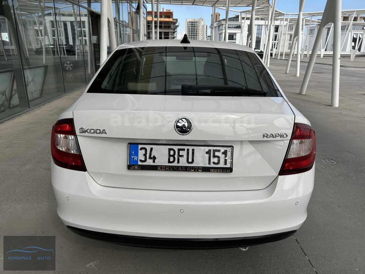 Galeriden Skoda Rapid 1.4 TDI Style 2018 Model İstanbul 145.000 km Beyaz 4