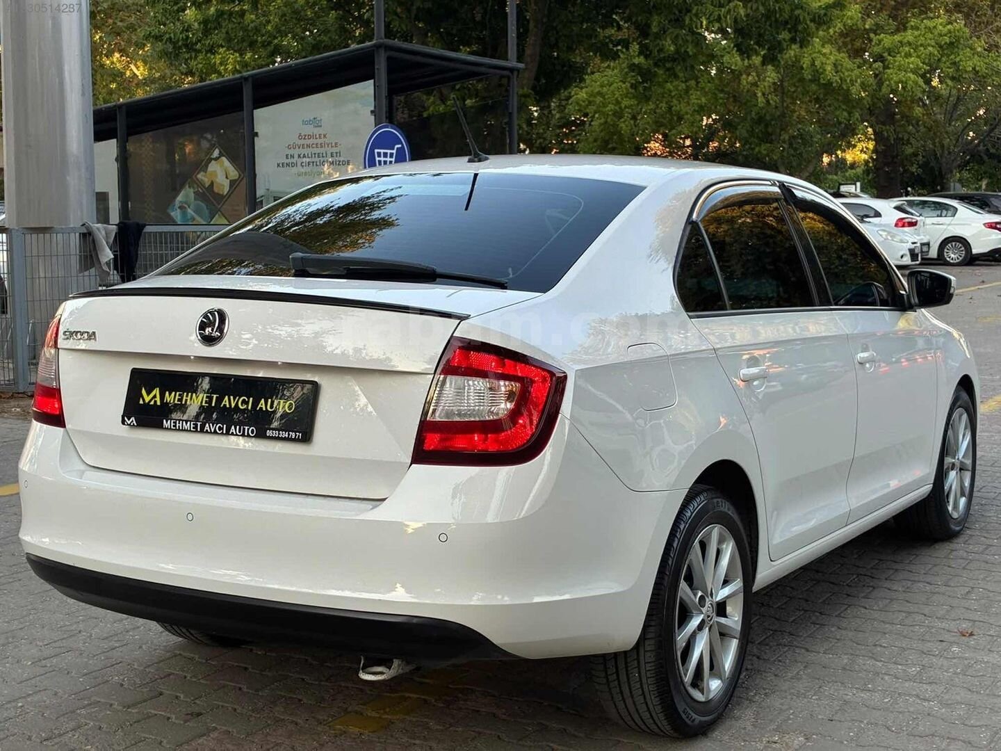 Galeriden Skoda Rapid 1.0 TSI GreenTec Style 2017 Model Bursa 263.000 km Beyaz 6