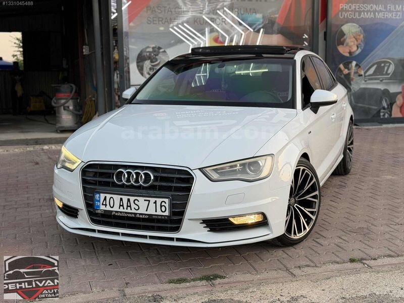 Galeriden Audi A3 Sedan 1.6 TDI Ambition 2013 Model Kırşehir 189.000 km Beyaz