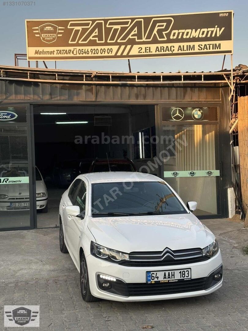 Galeriden Citroen C-Elysée 1.6 HDi Feel 2017 Model Aydın 102.000 km Beyaz 2