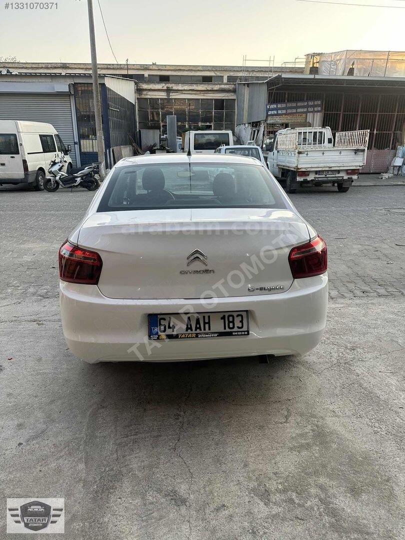 Galeriden Citroen C-Elysée 1.6 HDi Feel 2017 Model Aydın 102.000 km Beyaz 4