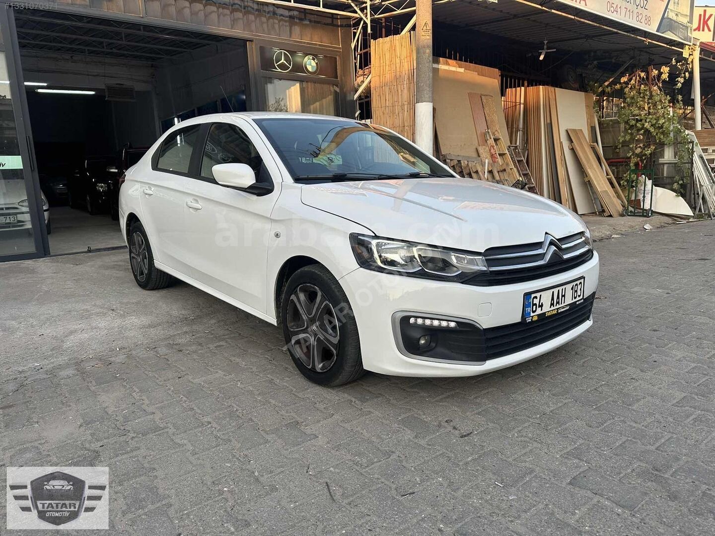 Galeriden Citroen C-Elysée 1.6 HDi Feel 2017 Model Aydın 102.000 km Beyaz 6