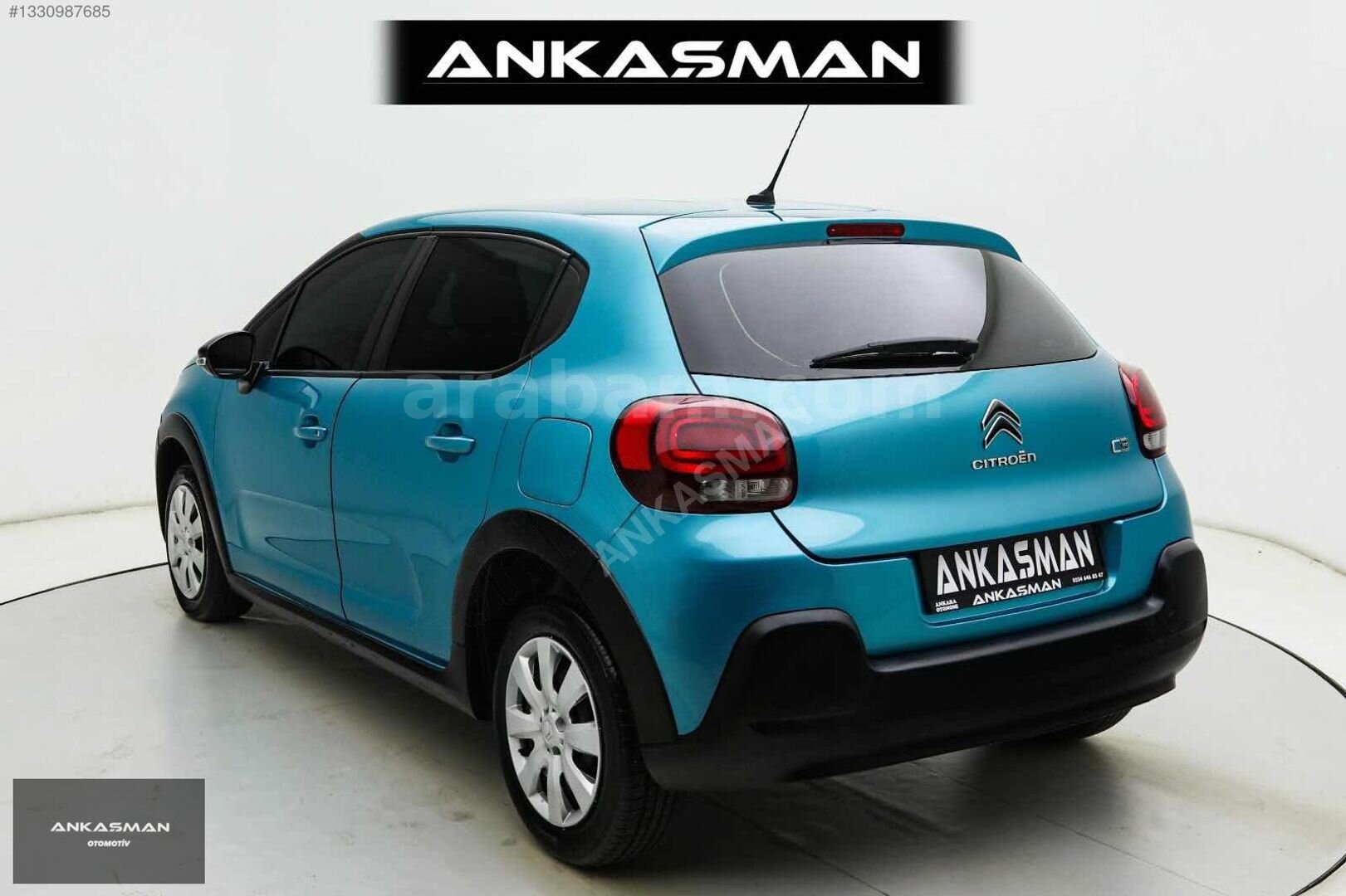 Galeriden Citroen C3 1.2 PureTech Feel 2020 Model Ankara 181.000 km Mavi 6