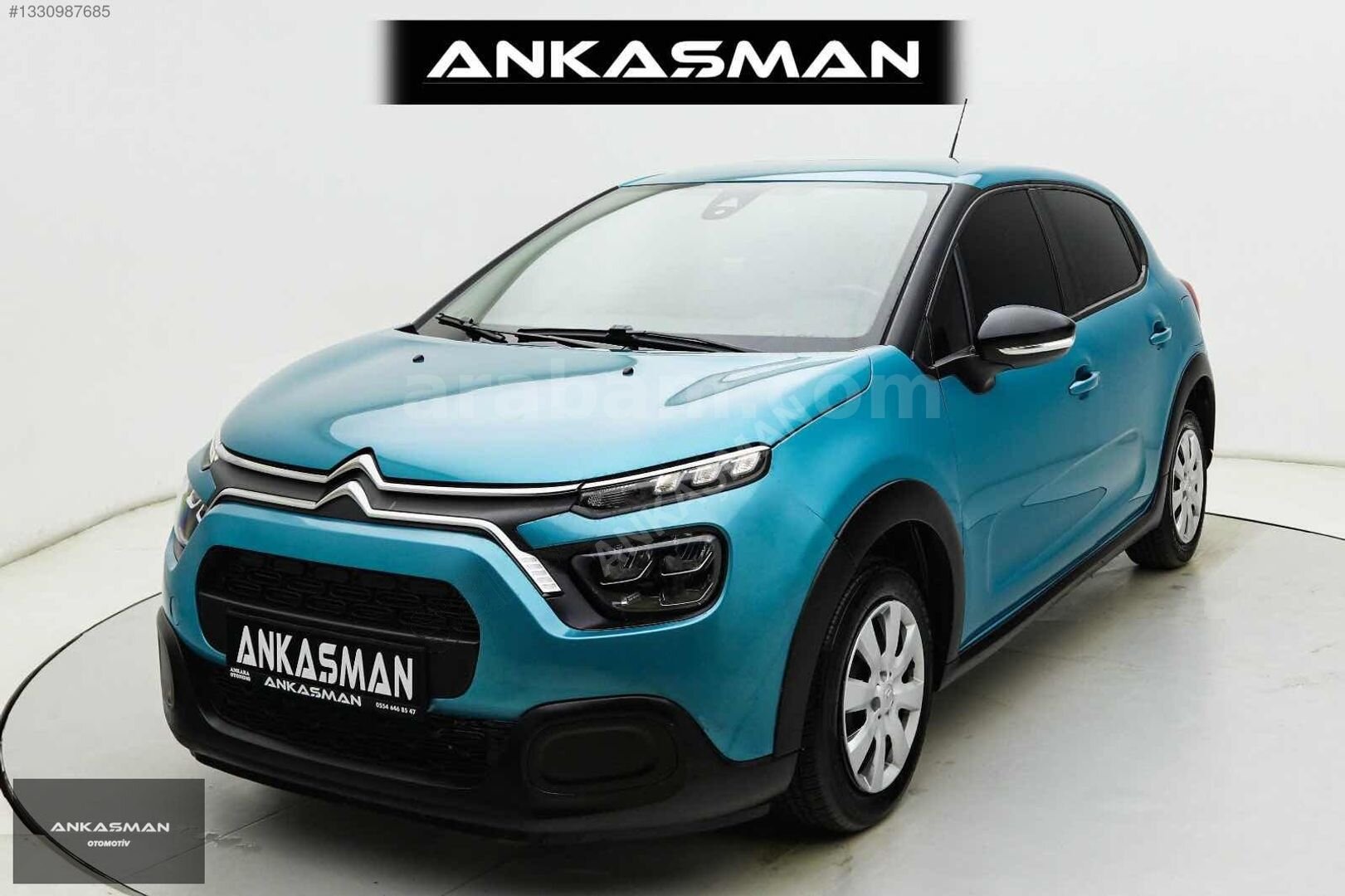 Galeriden Citroen C3 1.2 PureTech Feel 2020 Model Ankara 181.000 km Mavi 1
