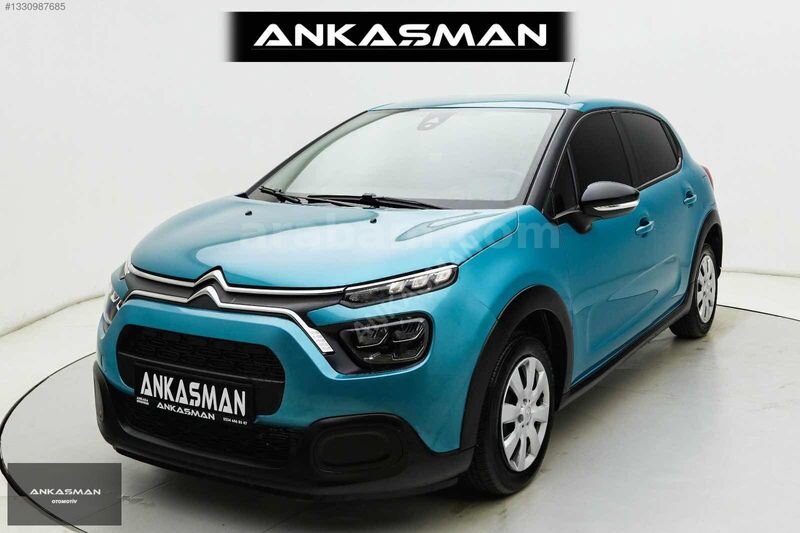 Galeriden Citroen C3 1.2 PureTech Feel 2020 Model Ankara 181.000 km Mavi