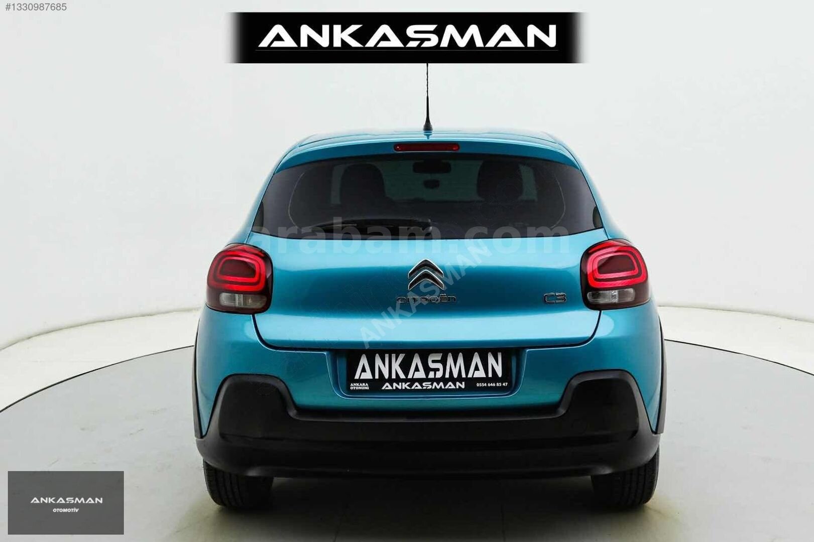 Galeriden Citroen C3 1.2 PureTech Feel 2020 Model Ankara 181.000 km Mavi 7