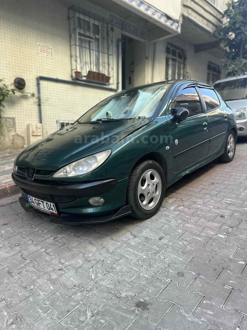Sahibinden Peugeot 206 1.6 Roland Garros 2000 Model İstanbul 274.000 km Yeşil (metalik) 3