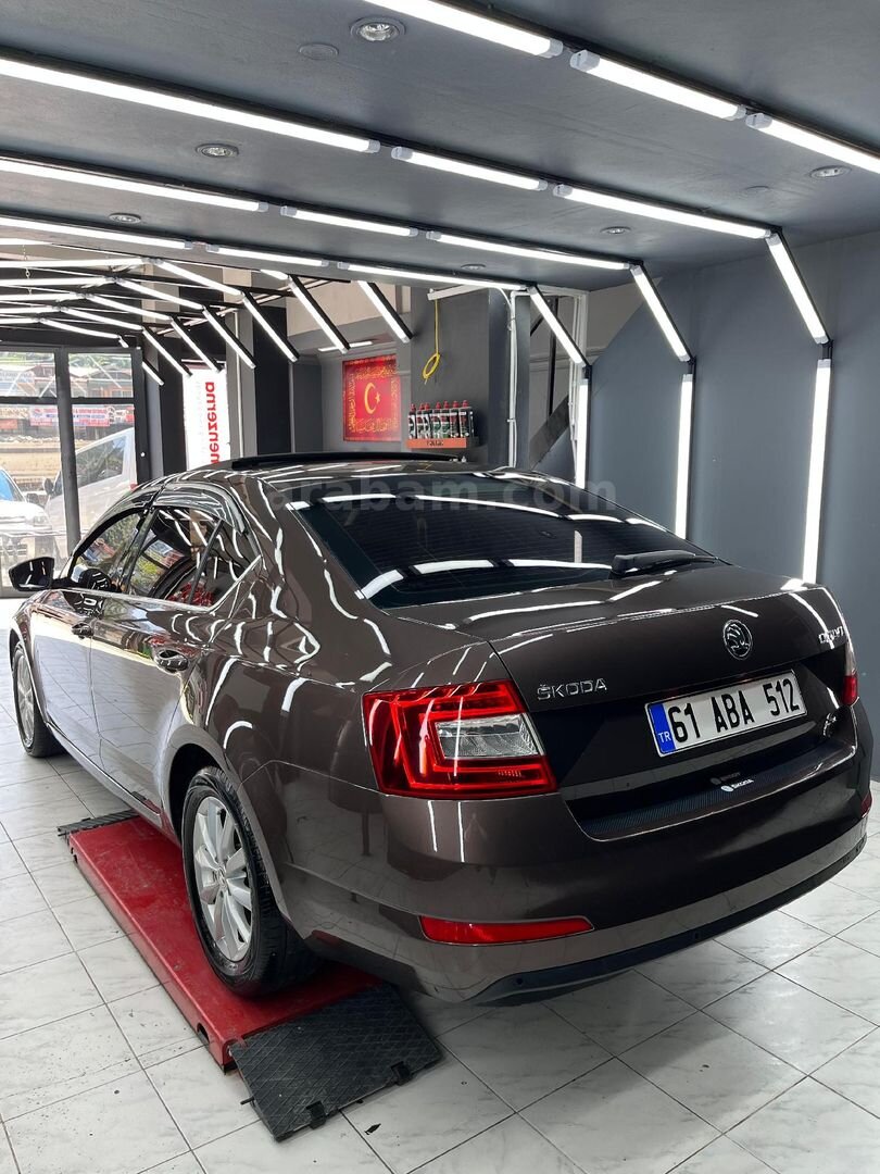 Sahibinden Skoda Octavia 1.6 TDI Elegance CR 2015 Model Trabzon 261.000 km Kahverengi 5