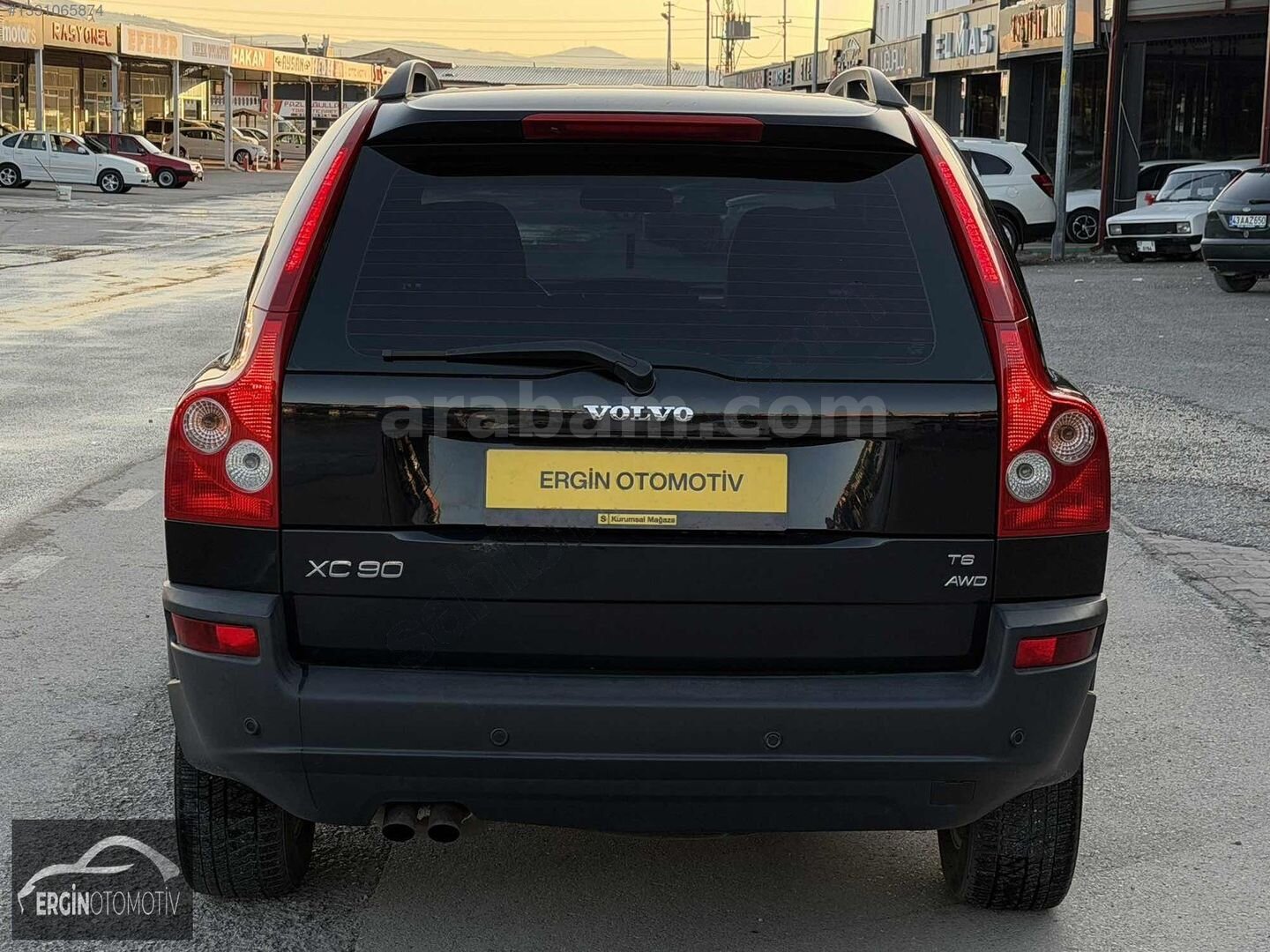 2005 VOLVO XC90 SADECE 255.000KM'DE-4x4-3 BOYA-SİYAH-7 KİŞİLİK 6