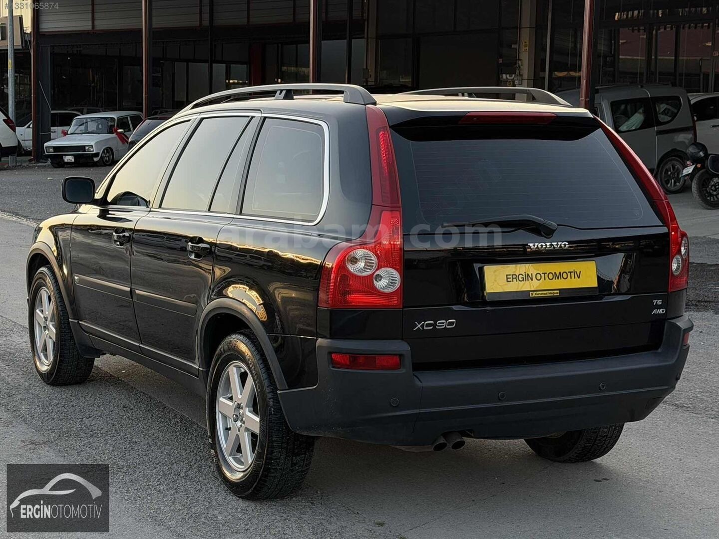 2005 VOLVO XC90 SADECE 255.000KM'DE-4x4-3 BOYA-SİYAH-7 KİŞİLİK 5
