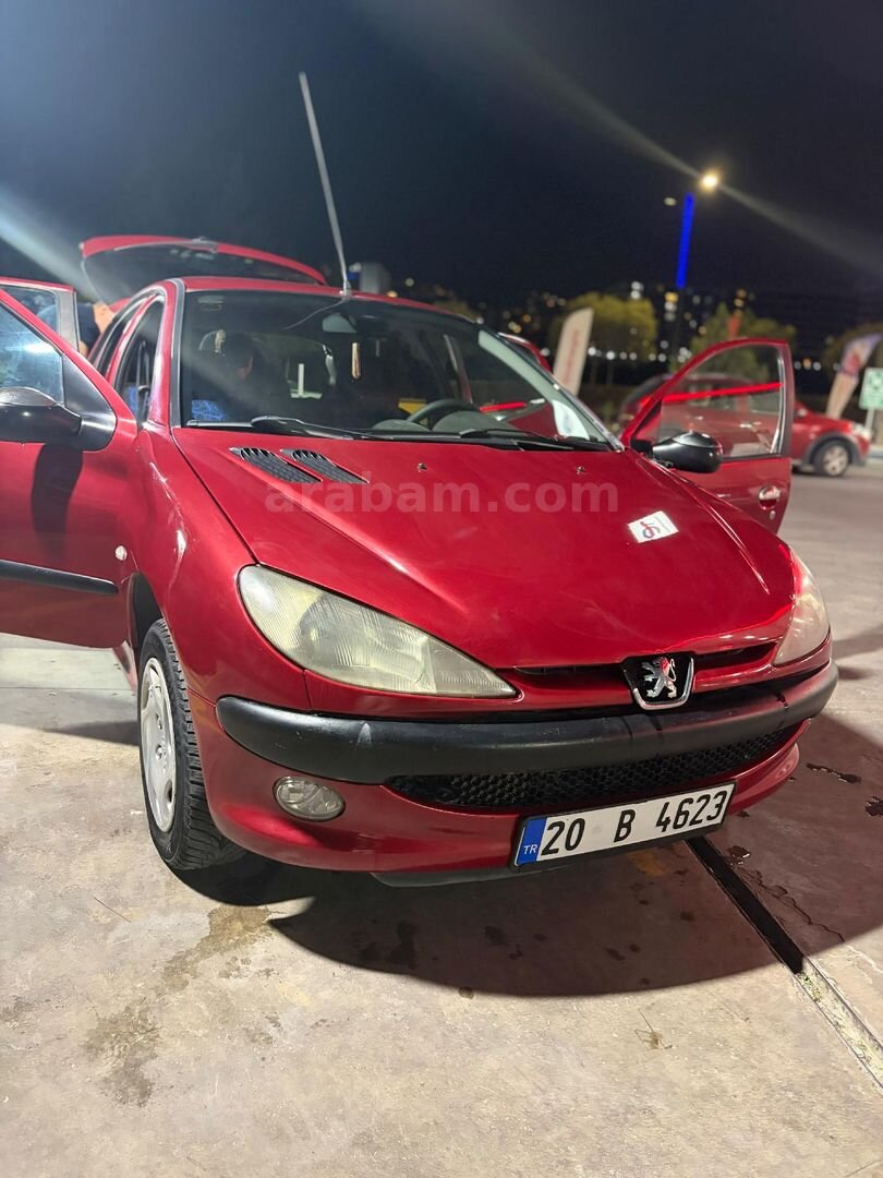 Sahibinden Peugeot 206 1.6 XT 2000 Model İzmir 285.000 km Kırmızı 2