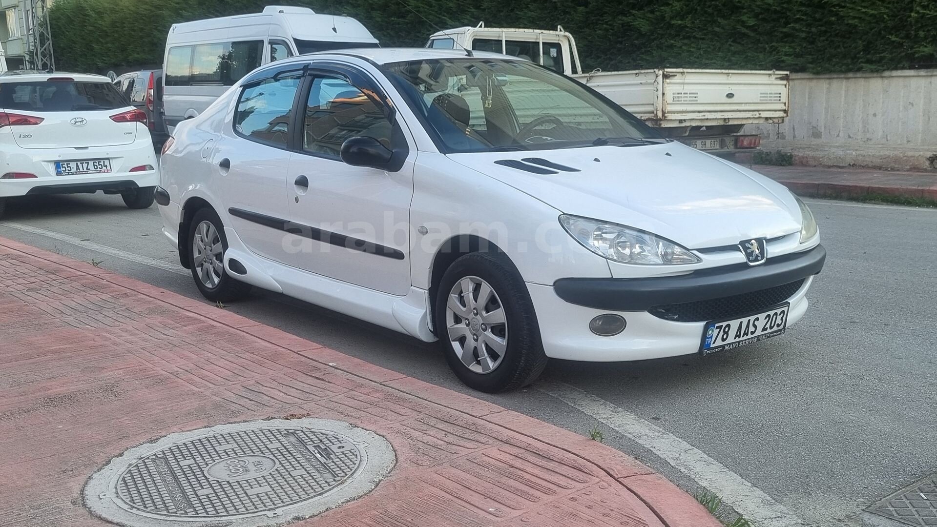 Sahibinden Peugeot 206 1.4 Comfort 2008 Model Samsun 247.000 km Beyaz 7