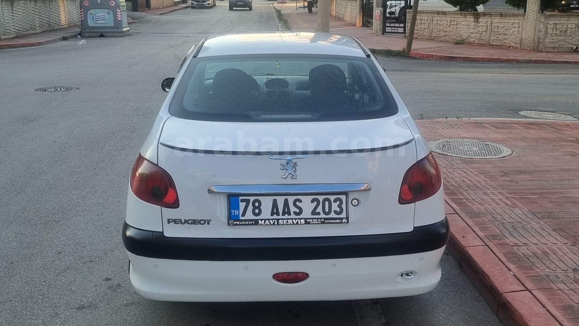 Sahibinden Peugeot 206 1.4 Comfort 2008 Model Samsun 247.000 km Beyaz 6