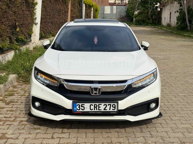 Sahibinden Honda Civic 1.6i VTEC Eco Elegance 2019 Model İzmir 74.000 km Beyaz 1