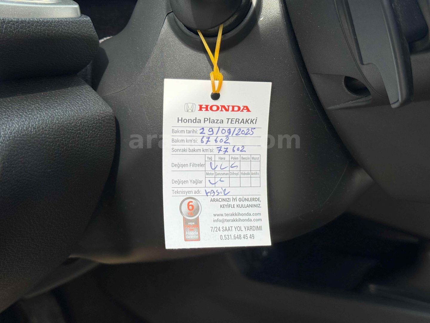 Sahibinden Honda Civic 1.6i VTEC Eco Elegance 2019 Model İzmir 74.000 km Beyaz 4