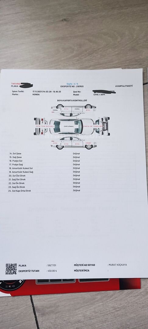 Sahibinden Honda Civic 1.6i VTEC Eco Elegance 2014 Model İstanbul 178.000 km Beyaz 5
