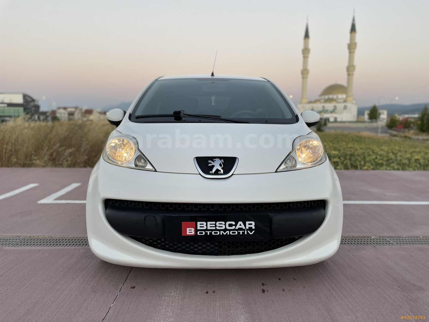 Galeriden Peugeot 107 1.0 Trendy 2009 Model Bursa 182.000 km Beyaz 1