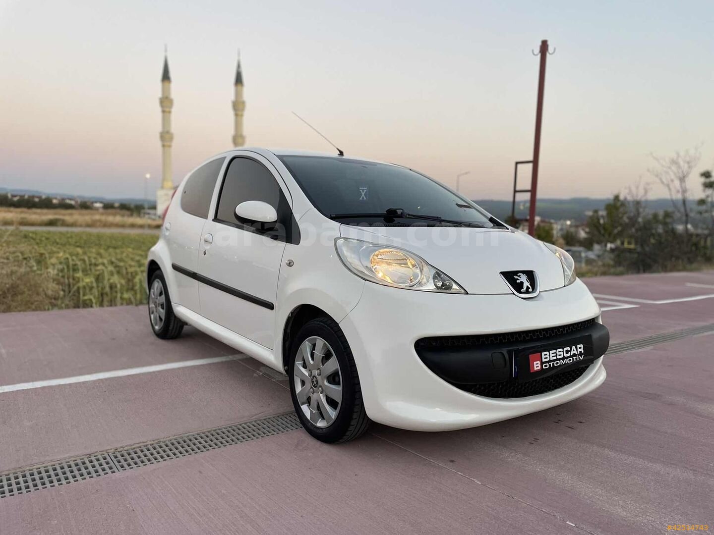 Galeriden Peugeot 107 1.0 Trendy 2009 Model Bursa 182.000 km Beyaz 2