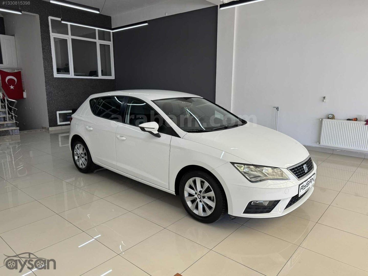 Galeriden Seat Leon 1.6 TDI Style 2019 Model Sivas 73.500 km Beyaz 6